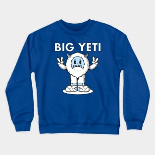 Big Yeti Bigfoot Vintage Cartoon Crewneck Sweatshirt